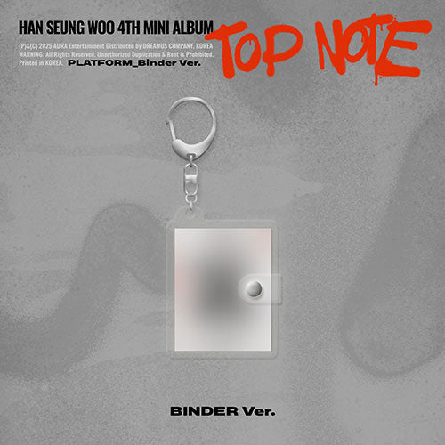 HAN SEUNG WOO - TOP NOTE 4TH MINI ALBUM PALTFORM BINDER VER