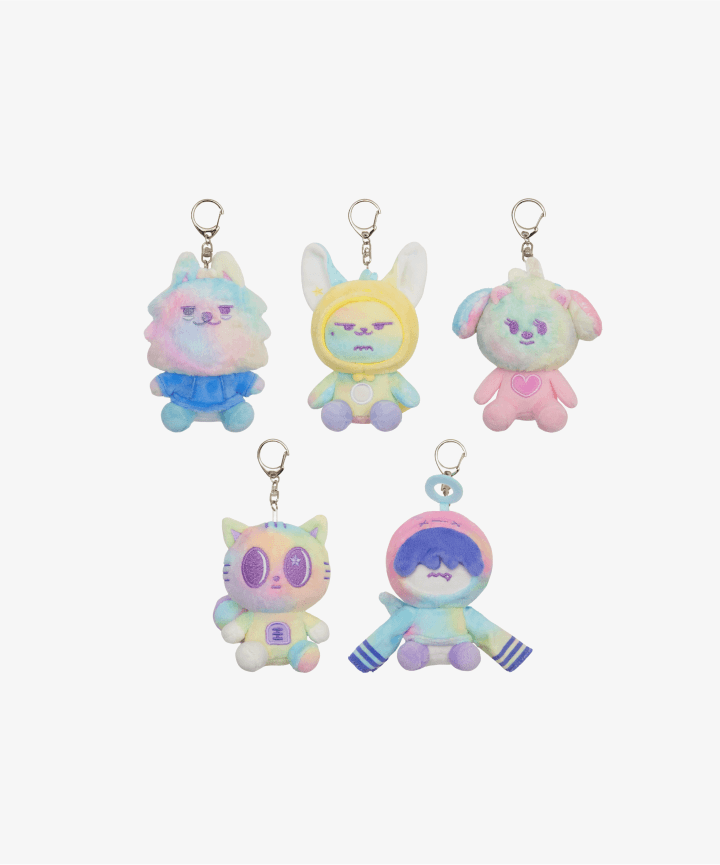 [Pre-Order] TXT - THE STAR CHAPTER : SANCTUARY OFFICIAL MD PPULBATU X SANCTUARY RAINBOW PLUSH KEYRING