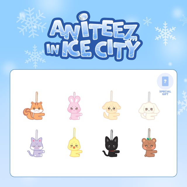 [Pre-Order] ATEEZ - ANITEEZ IN ICE CITY 2ND OFFICIAL MD PLUSH PHOTOCARD HOLDER