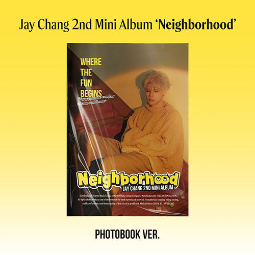 [Pre-Order] JAY CHANG - NEIGHBORHOOD 2ND MINI ALBUM PHOTOBOOK VER