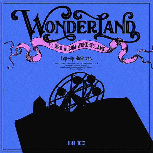 [Pre-Order] B.I - WONDERLAND 3RD FULL ALBUM POP UP BOOK VER