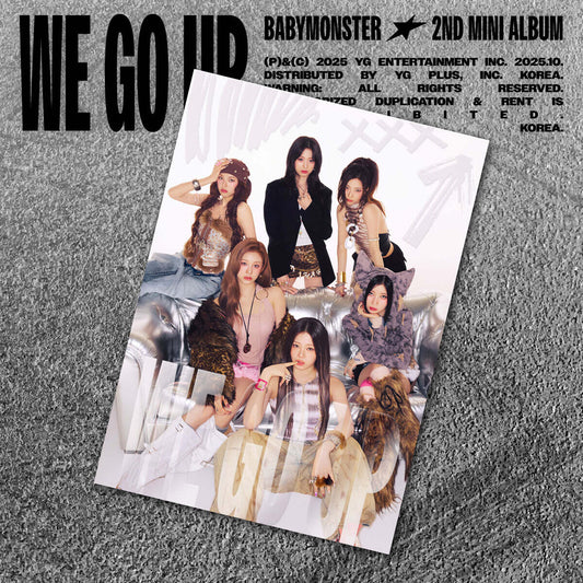 [Pre-Order] BABYMONSTER - WE GO UP 2ND MINI ALBUM POSTCARD VER