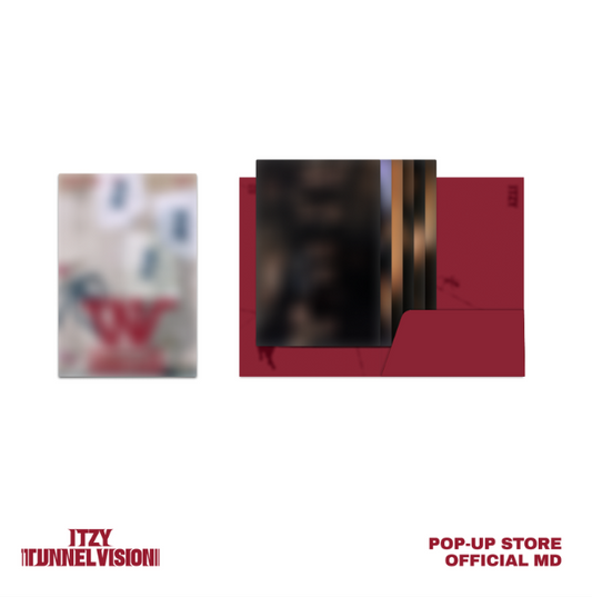 [Pre-Order] ITZY - TUNNEL VISION POP UP STORE OFFICIAL MD POSTER SET