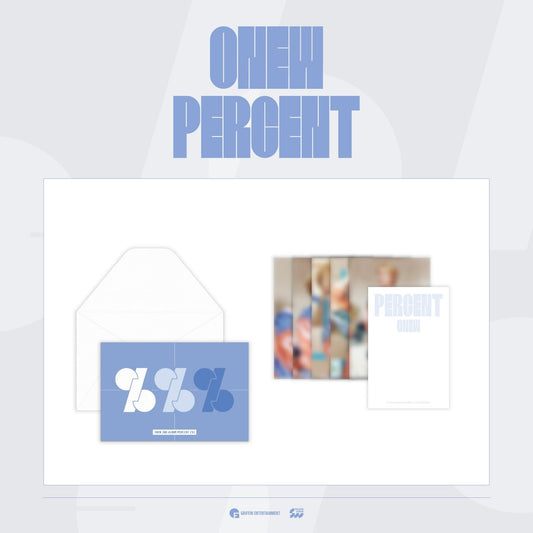 [Pre-Order] ONEW - PERCENT POP UP STORE OFFICIAL MD POST CARD SET