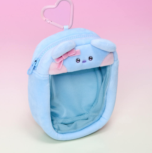 BT21 - RIBBONED U MININI CLEAR BAG CHARM POUCH