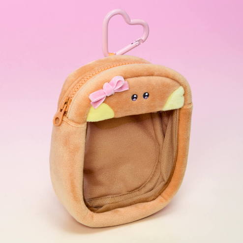 BT21 - RIBBONED U MININI CLEAR BAG CHARM POUCH