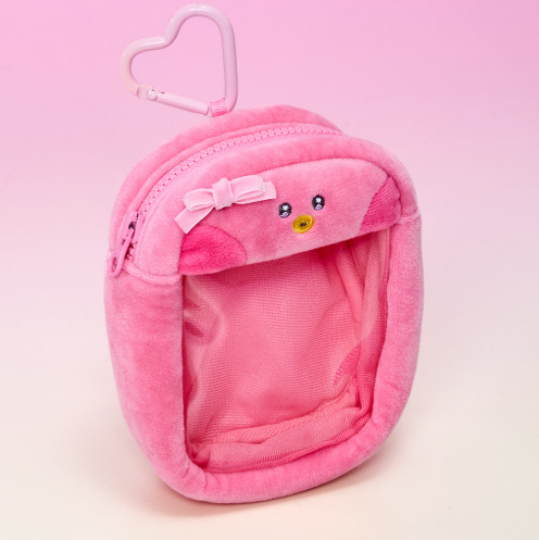 BT21 - RIBBONED U MININI CLEAR BAG CHARM POUCH