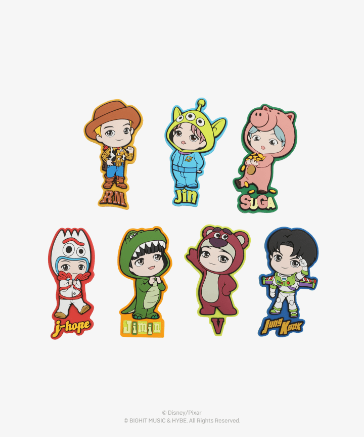 BTS - TOY STORY X TINYTAN COLLABORATION MD PVC MAGNET SET