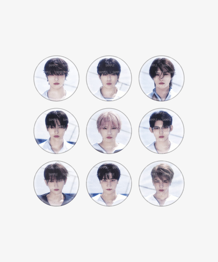 [Pre-Order] &TEAM - AOARASHI 2ND SINGLE ALBUM OFFICIAL MD PHOTO CAN BADGE