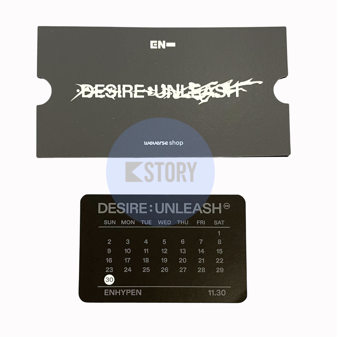 [Photocard 2175-2179] ENHYPEN DESIRE : UNLEASH  WEVERSE & YES24 POB