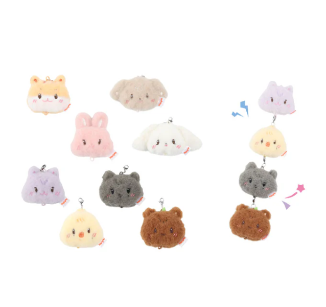 [Pre-Order] ATEEZ - ANITEEZ IN COLOR POP UP OFFICIAL MD LINKABLE FACE KEYRING (RANDOM)