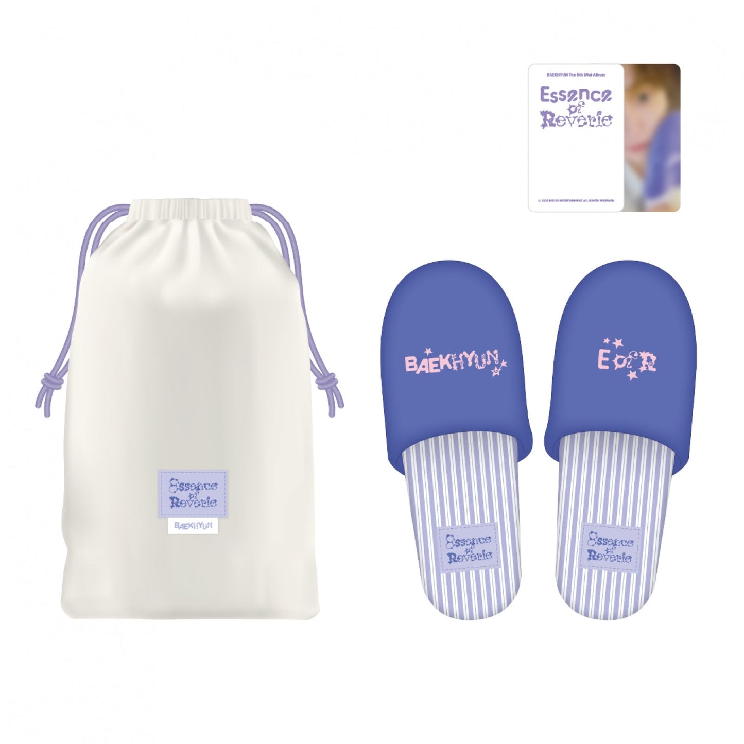 BAEKHYUN - ESSENCE OF REVERIE POP UP OFFICIAL MD ROOM SLIPPER
