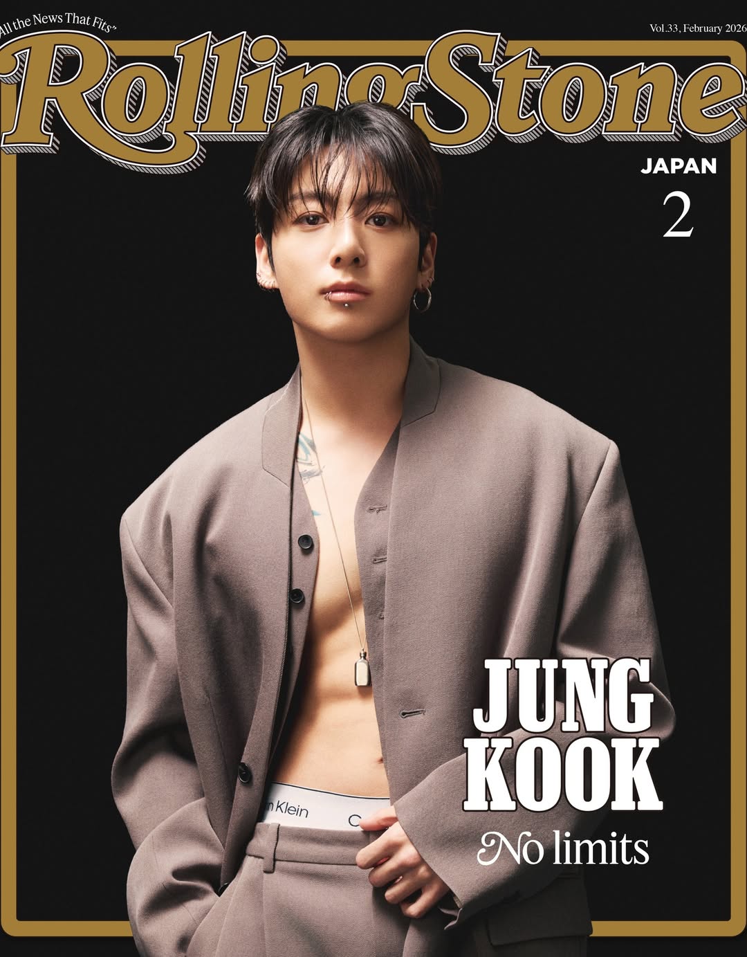 [Pre-Order] BTS JUNGKOOK - ROLLINGSTONE JAPAN FEBRUARY ISSUE COVER