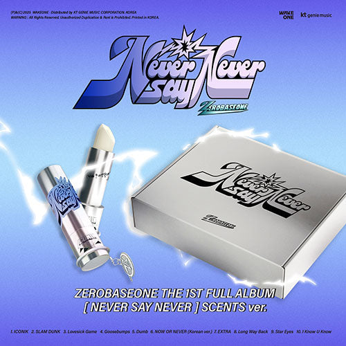 [Pre-Order] ZEROBASEONE - NEVER SAY NEVER 1ST FULL ALBUM SCENTS VER