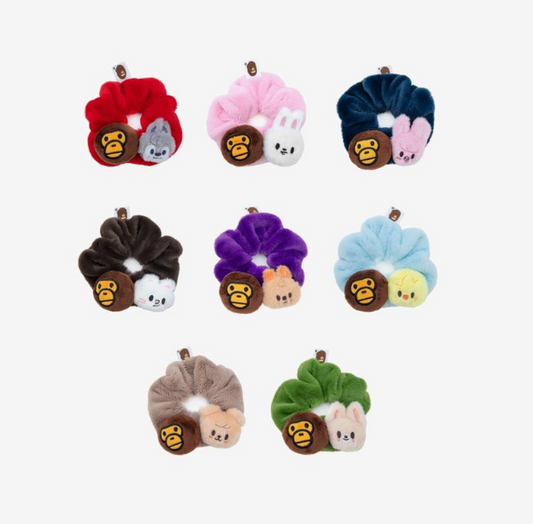 [Pre-Order ]STRAY KIDS - BAPE X STRAY KIDS COLLABORATION OFFICIAL MD SCRUNCHIES