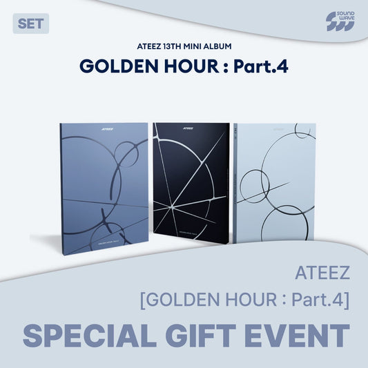 [Pre-Order] ATEEZ - GOLDEN HOUR : PART.4 MINI 13TH ALBUM STANDARD