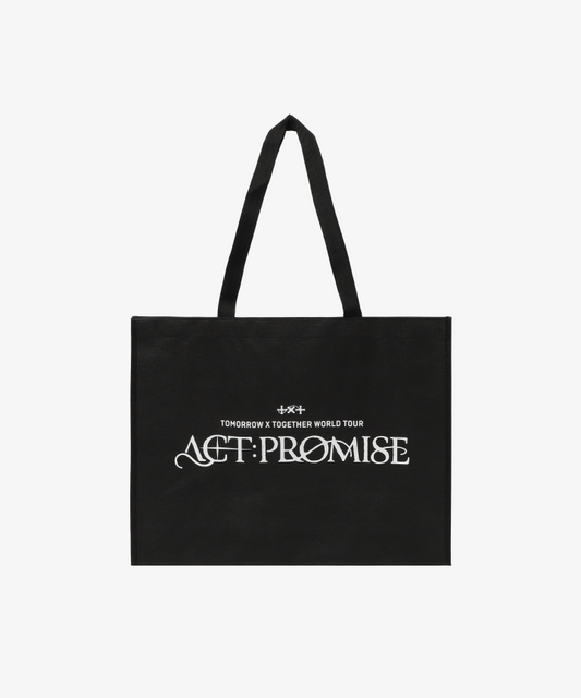[Pre-Order] TXT - ACT : PROMISE WORLD TOUR OFFICIAL MD SHOPPER BAG BLACK