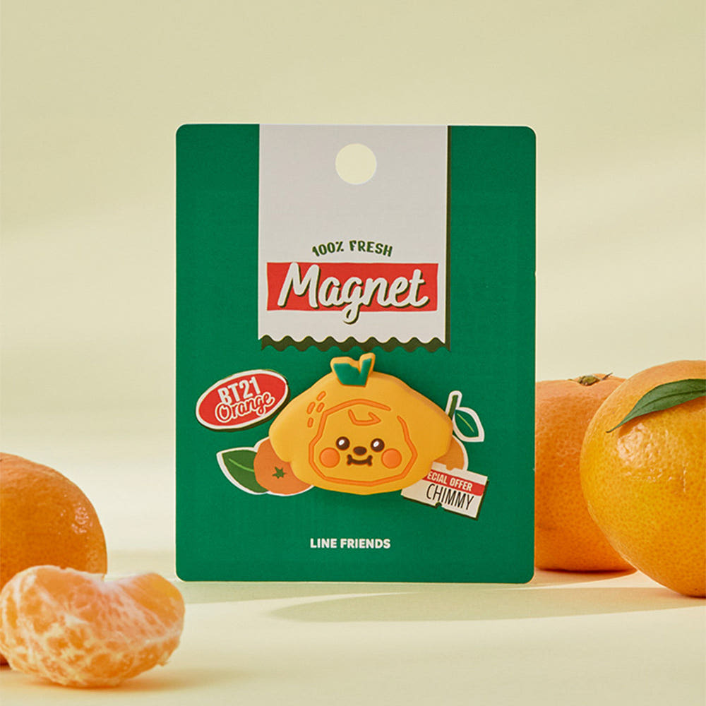 BT21 - ORANGE PARTY OFFICIAL MD BABY SILICON MAGNET