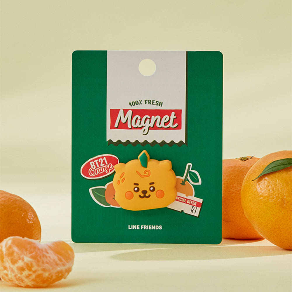 BT21 - ORANGE PARTY OFFICIAL MD BABY SILICON MAGNET