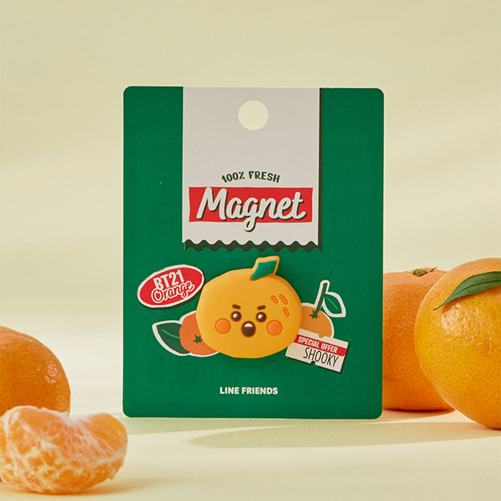 BT21 - ORANGE PARTY OFFICIAL MD BABY SILICON MAGNET