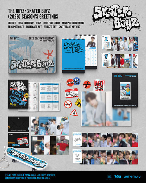 [Pre-Order] THE BOYZ - SKATER BOYZ 2026 SEASON'S GREETINGS
