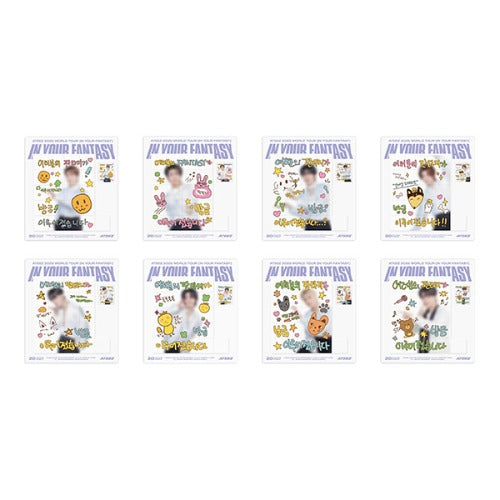ATEEZ - IN YOUR FANTASY 2025 WORLD TOUR OFFICIAL MD SLIDING PUZZLE