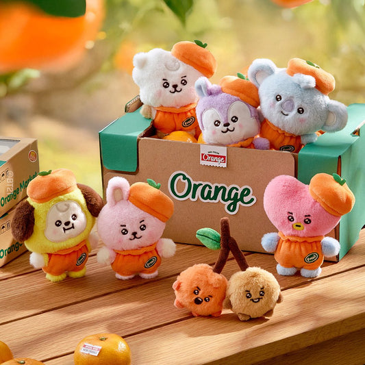 BT21 - ORANGE PARTY OFFICIAL MD BABY SMALL DOLL