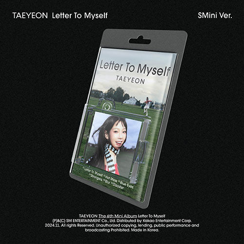 [Pre-Order] TAEYEON - LETTER TO MYSELF 6TH MINI ALBUM SMINI SMART ALBUM VER