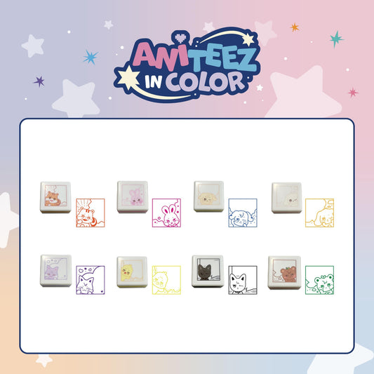 [Pre-Order] ATEEZ - ANITEEZ IN COLOR POP UP OFFICIAL MD SPEECH BUBBLE STAMP