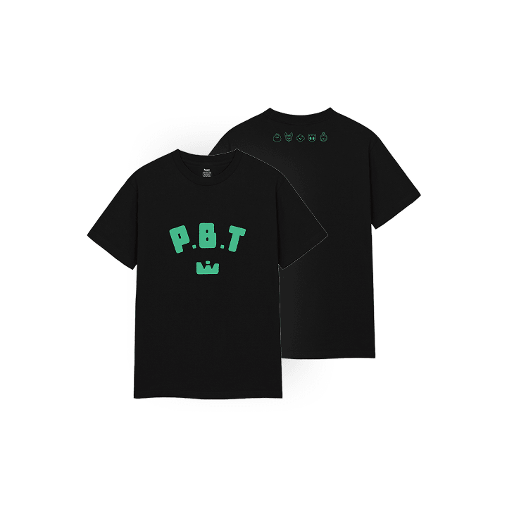 TXT - PPULBATU l THE SEOUL ILLUSTRATION FAIR V.19 OFFICIAL MD S/S T-SHIRT (BLACK)