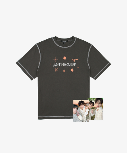 TXT - ACT : PROMISE WORLD TOUR OFFICIAL MD S/S T SHIRT GREY