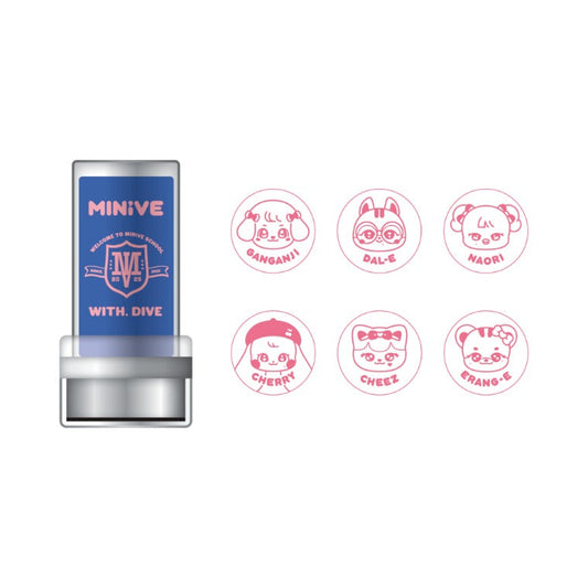 [Pre-Order] IVE - WELCOME TO MINIVE SCHOOL IVE X MINIVE POP UP OFFICIAL MD MINIVE STAMP