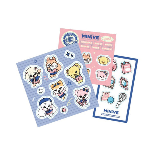 [Pre-Order] IVE - WELCOME TO MINIVE SCHOOL IVE X MINIVE POP UP OFFICIAL MD MINIVE STICKER PACK