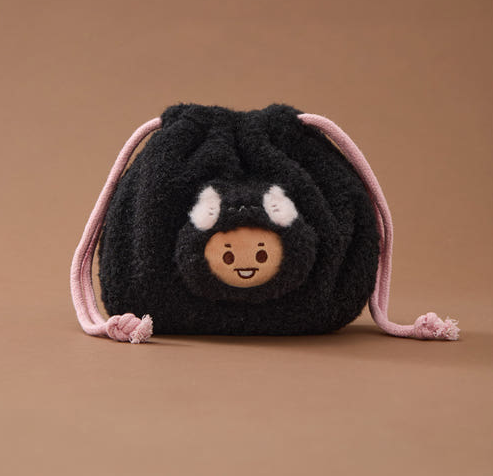 [Pre-Order] BT21 - BABY MORE FLUFFY FACE DOLL STRING POUCH