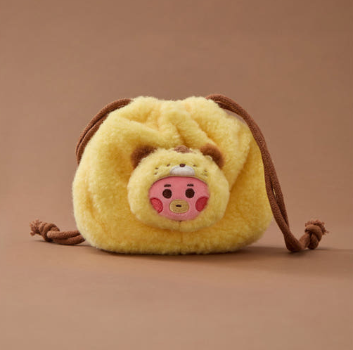[Pre-Order] BT21 - BABY MORE FLUFFY FACE DOLL STRING POUCH
