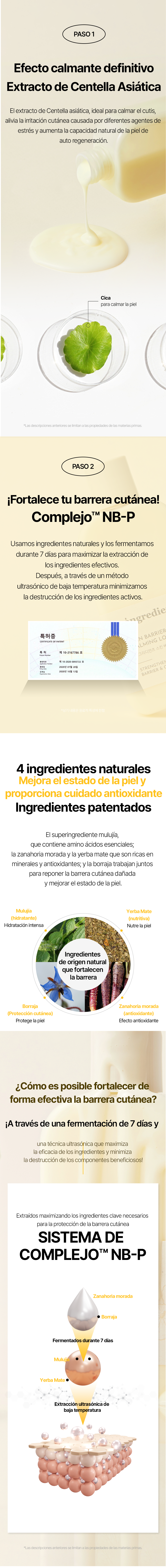 ongredients Skin Barrier Calming Lotion 220ml