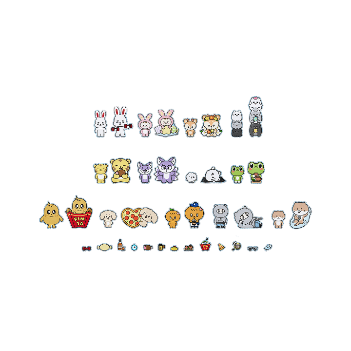 [Pre-Order] SEVENTEEN - MINITEEN 2ND OFFICIAL MD STICKER SET