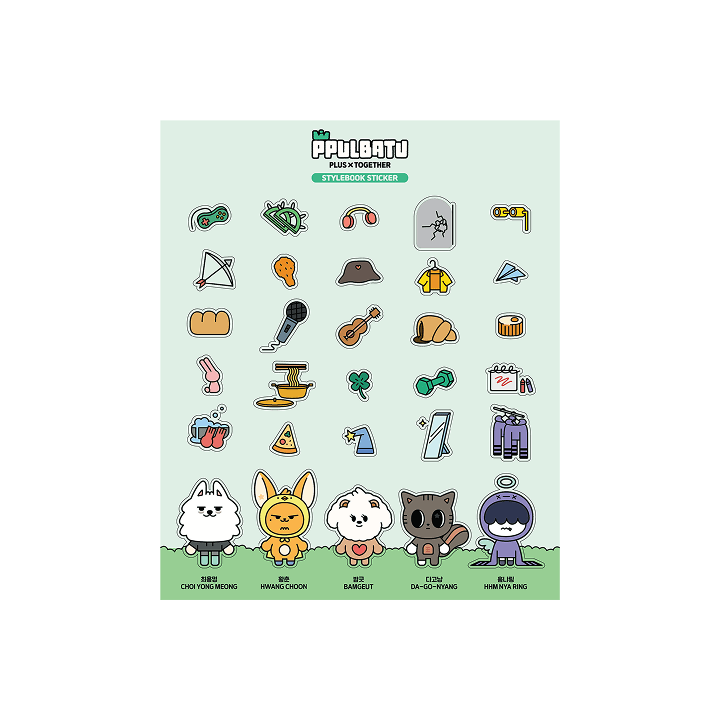 TXT - PPULBATU l THE SEOUL ILLUSTRATION FAIR V.19 OFFICIAL MD STYLEBOOK STICKER