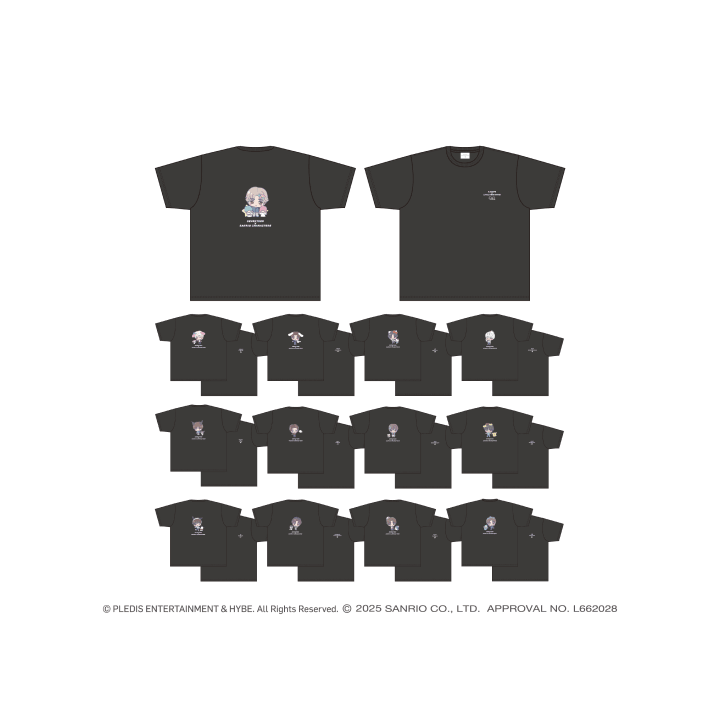 [Pre-Order] SEVENTEEN - SEVENTEEN X SANRIO CHARACTERS COLLABORATION 2ND OFFICIAL MD T-SHIRT