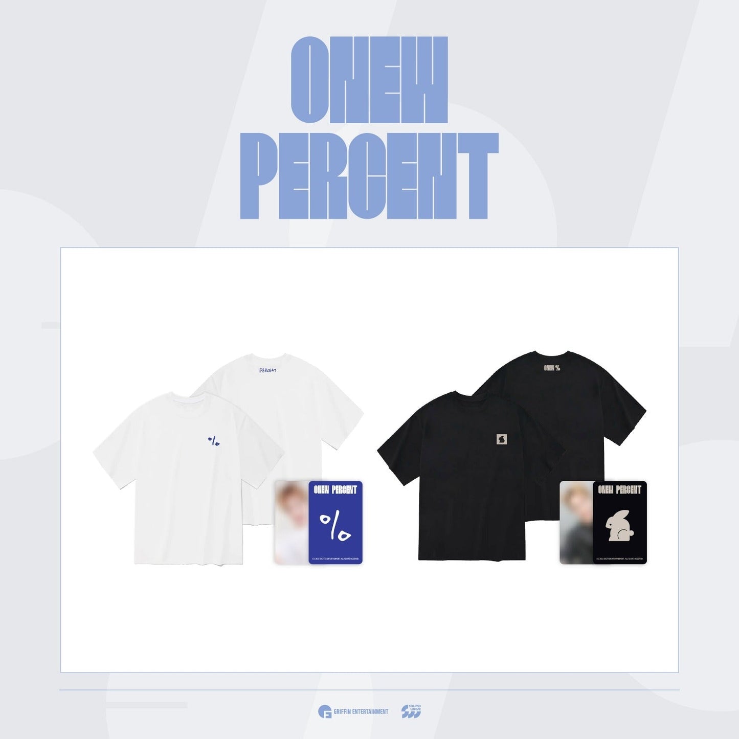 [Pre-Order] ONEW - PERCENT POP UP STORE OFFICIAL MD T-SHIRT