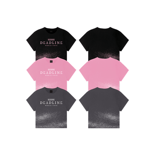 BLACKPINK - DEADLINE WORLD TOUR IN SEOUL OFFICIAL MD TOUR CROP TEE