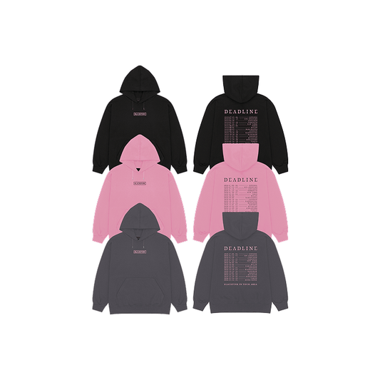 BLACKPINK - DEADLINE WORLD TOUR IN SEOUL OFFICIAL MD TOUR HOODIE