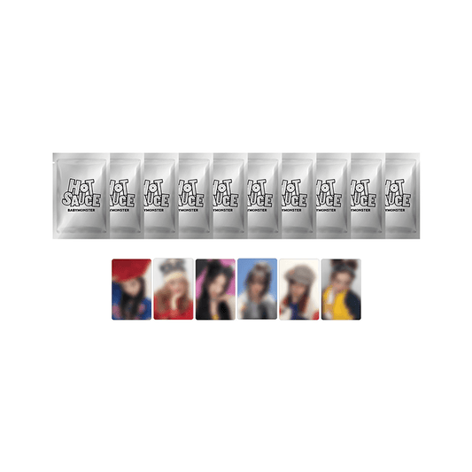 [Pre-Order] BABYMONSTER - HOTSAUCE OFFICIAL MD TRADING PHOTOCARD BULK PACK