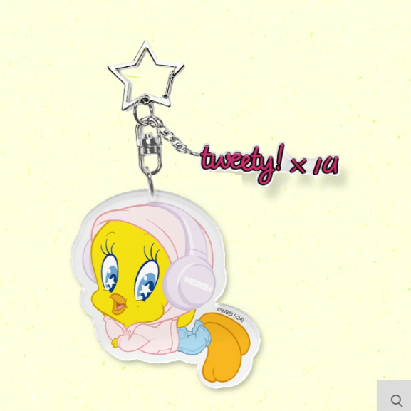 [Pre-Order] IU - THE WINNING HEREH 2024 WORLD TOUR CONCERT ENCORE OFFICIAL MD TWEETY X IU THE WINNING KEYRING