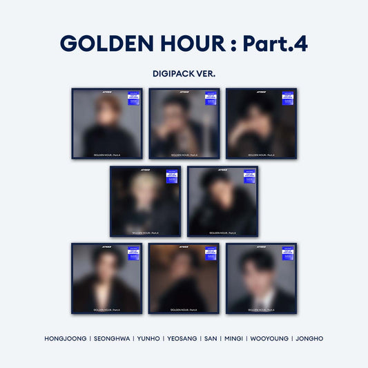 [Pre-Order] ATEEZ - GOLDEN HOUR : PART.4 MINI 13TH ALBUM DIGIPACK - Hello82 POP-UP Exclusive