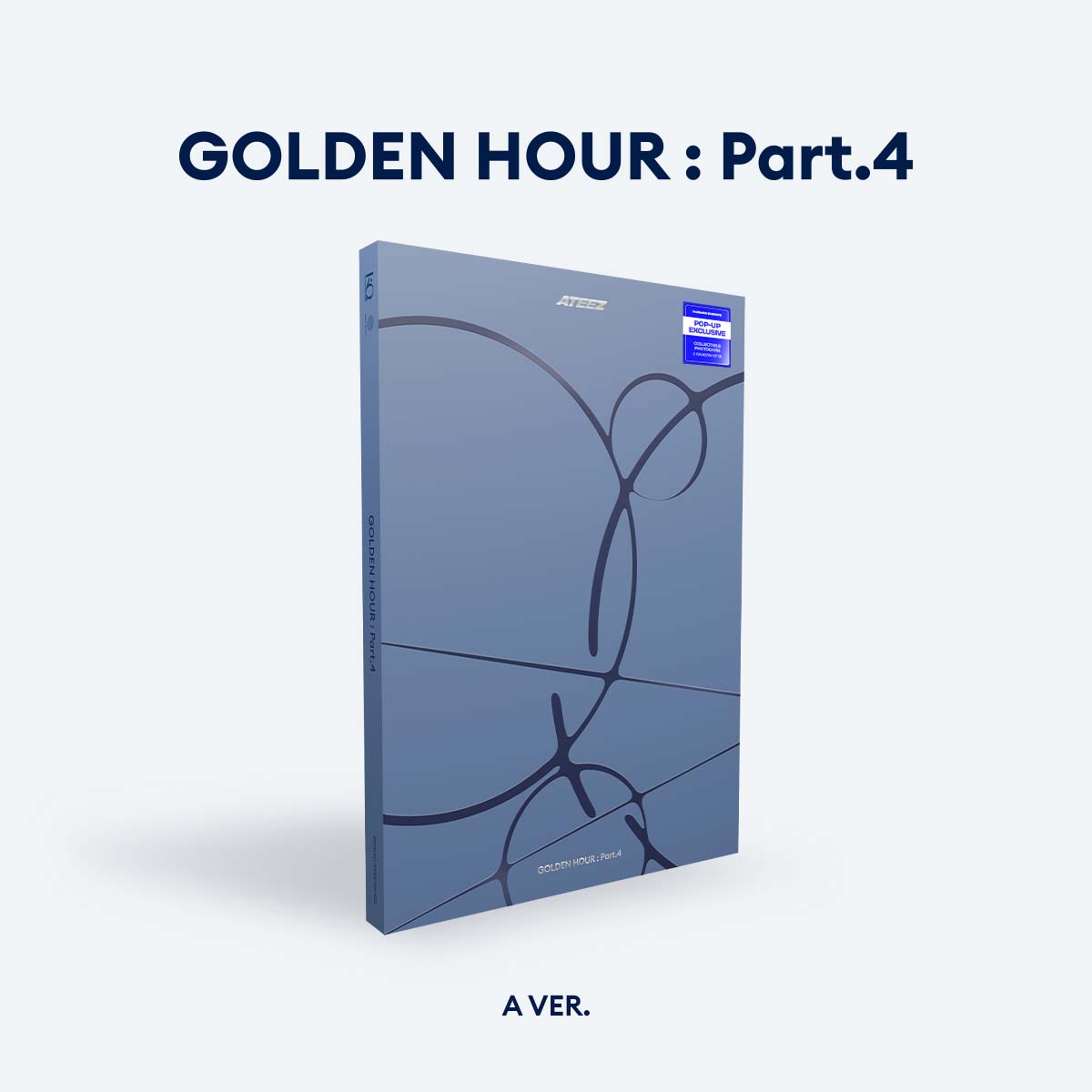[Pre-Order] ATEEZ - GOLDEN HOUR : PART.4 MINI 13TH ALBUM STANDARD - Hello82 POP-UP Exclusive