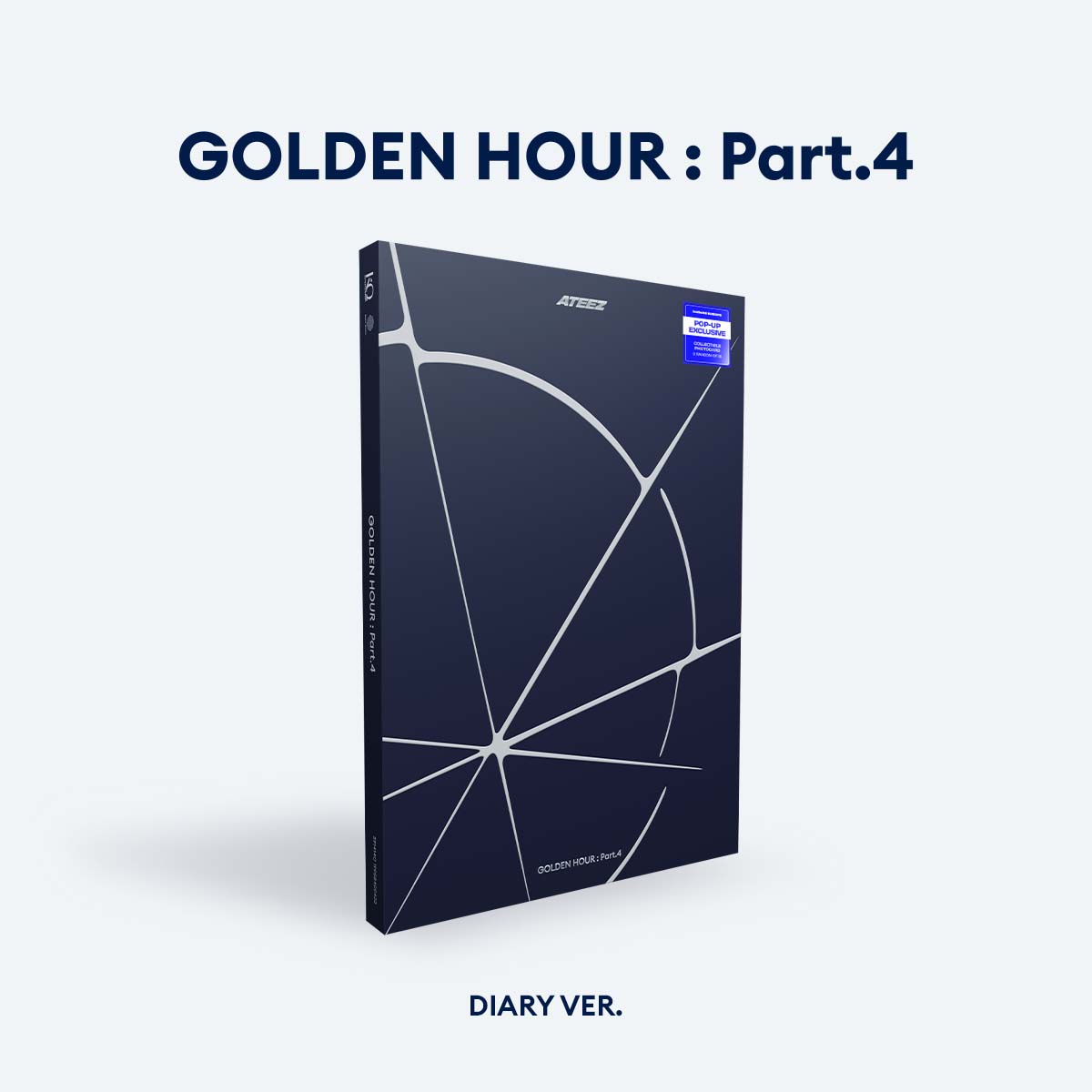 [Pre-Order] ATEEZ - GOLDEN HOUR : PART.4 MINI 13TH ALBUM STANDARD - Hello82 POP-UP Exclusive