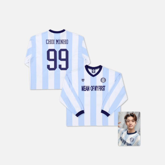 [Pre-Order] SHINEE MINHO - MEAN : OF MY FIRST 2024 CONCERT OFFICIAL MD SOCCER UNIFORM + PHOTO CARD SET (MINHO VER)