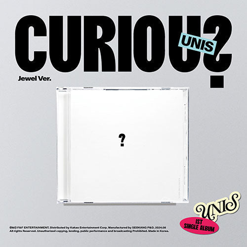 UNIS - CURIOUS 1ST SINGLE ALBUM JEWEL VER