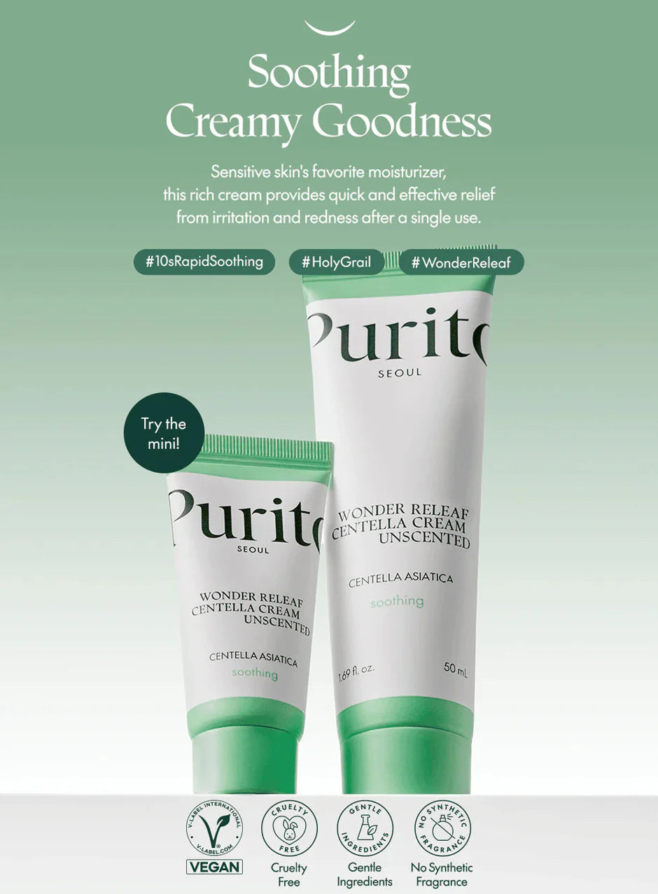 Purito Seoul Wonder Releaf Centella Cream Unscented